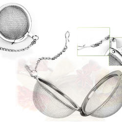 Rostfreies Teesieb mit Kette