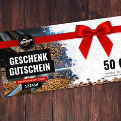 Geschenkgutschein im Wert von 50 Euro