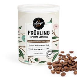 Frühling Espresso Mischung - Geschenkdose 300 g