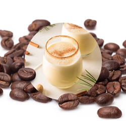 Eierlikör - entkoffeinierter Kaffeebohnen